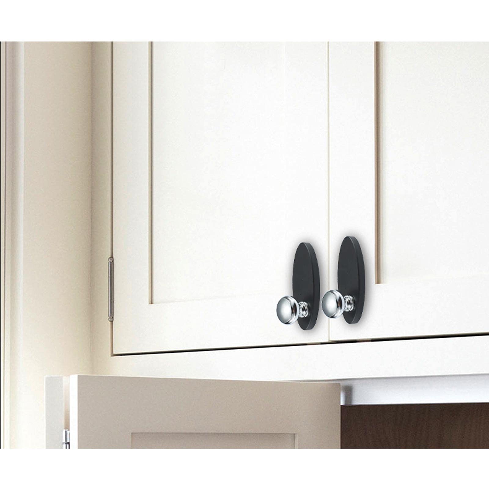 Bastidores de abrigos Ganchos montados en la pared Ganchos Robe Ganchos Capa de percha de tela Ganchos de metal contemporáneo for baño Garaje de cocina Percha de una sola capa 4 piezas (negro) Rack de