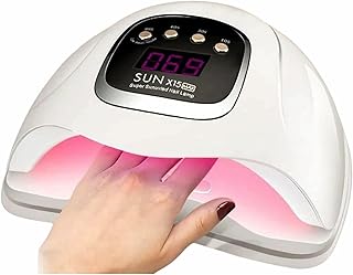 Timpou 280W UV LED Gel Nail Lamp, Professional UV LED Light Dryer for Nails Gel Polish with 66 Beads, Fast Gel Nail Curing Light Auto Sensor 4 Timer Setting Nail Art Drying Tools