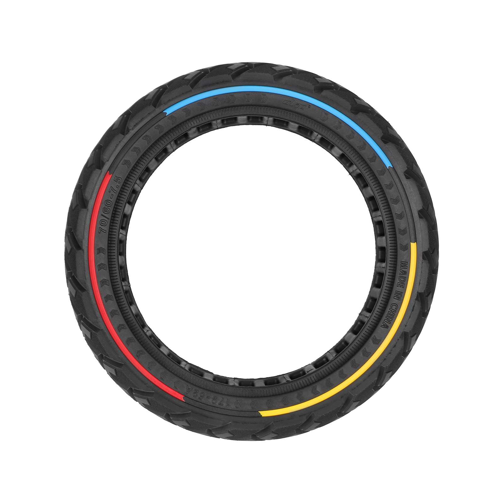 70/60-7,5 Pneumatico Pieno per Segway ZT3 Pro, ZT3 Pro D ed E Scooter elettrici, Pneumatici di Sostituzione. Pneumatici Pieni Antiscivolo, Antiscivolo, Ingambabile (Colorato, 2 Pezzi)