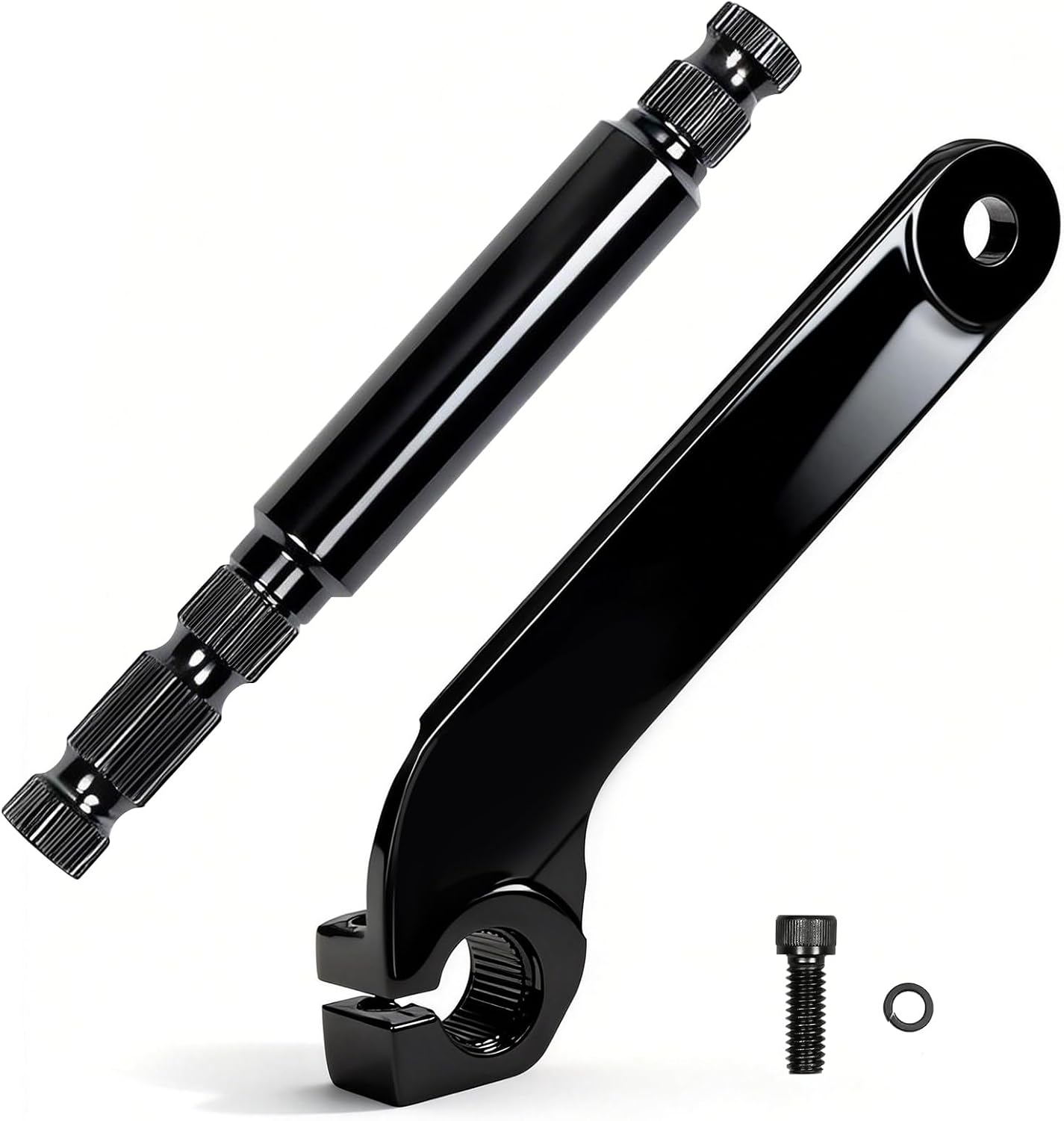2pcs Inner Shifter Lever Shaft Kit,304 Stainless Steel Shifter Shaft for Harley Davidson Touring Electra Glide Road Glide Road King Street Glide 1984-2016