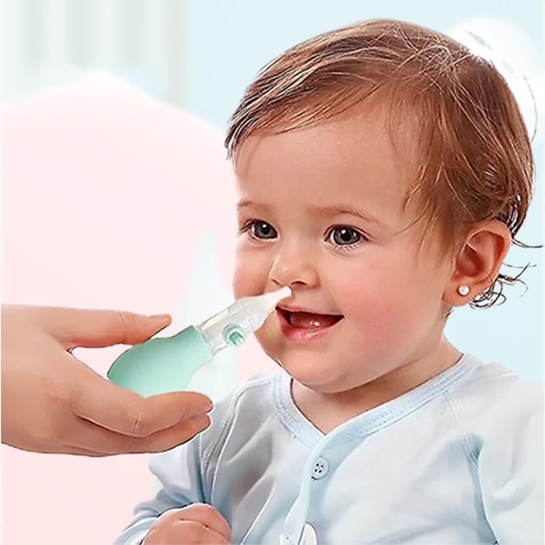 Aspirateur Nez Bebe, Respimer, Seringue Nez bebe, Mouche Bebe Poire, Pinces à Épiler pour Bébé, Pinces de Nettoyage du Nez, Aspirateur Nasal en Silicone pour BéBé Nettoyeur, Bébé Nez Pinces