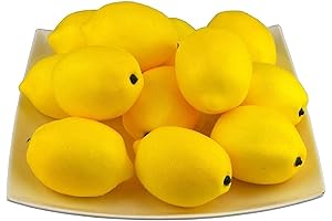 6Pcs Lifelike Artificial Lemon Tree For Home Kitchen Christmas Wedding Decoration