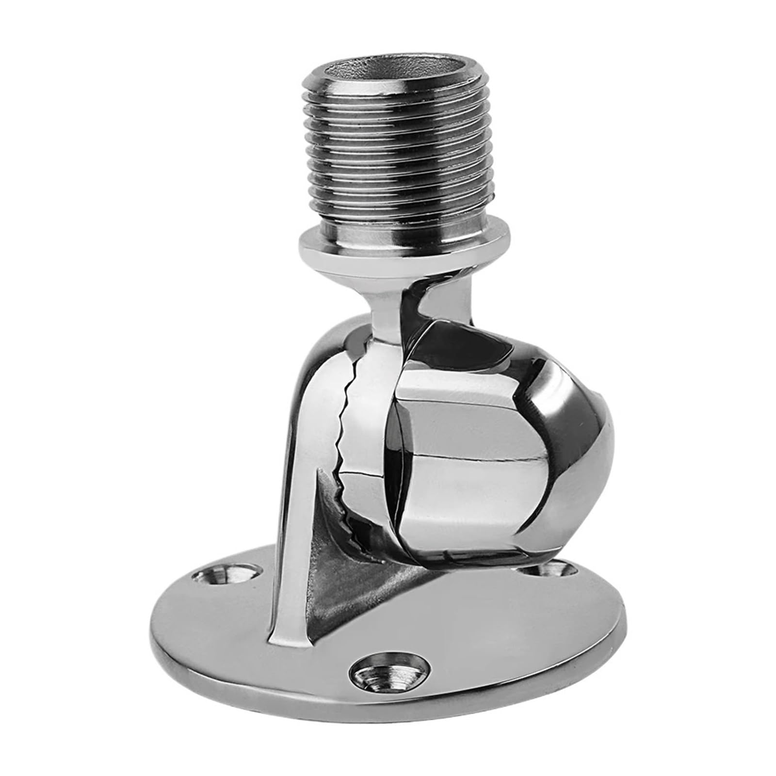 Cliquet VHF réglable base ronde 25 mm embase inox 316 accessoire bateau rigide