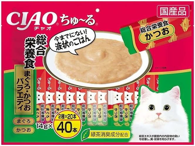 お得なクーポン配布中】4個セット いなばペットフード CIAO ちゅ〜るごはん 36本入り(BOX)まぐろ・ささみバラエティ いなばペットフード 【  お得なクーポン配布中】4個セット CIAO ちゅ〜るごはん 36本入り(BOX)まぐろ・かつおバラエティ : XPRICE Yahoo!店 - 通販  ... 【4個セット】 いなばペットフード CIAO ちゅ～る 総合栄養食 まぐろ・かつおバラエティ 14g×40本