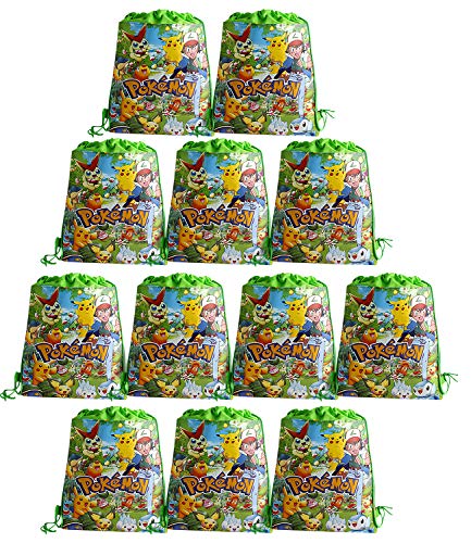 Qemsele Bolsa Mochilas Bolsas de cumpleañoscordón Dibujos Animados para niños y Adultos