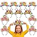 KKBES 24 Pack Birthday Party Hats, Birthday Hats, Happy Birthday Headbands for Adults and Kids, Birthday Party Packs, 3 Patterns