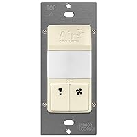 Vista 8 de TOPGREENER Temporizador de interruptor de cuenta regresiva de 4 horas Interruptor eléctrico para ventiladores, luces de ventilación, calentadores