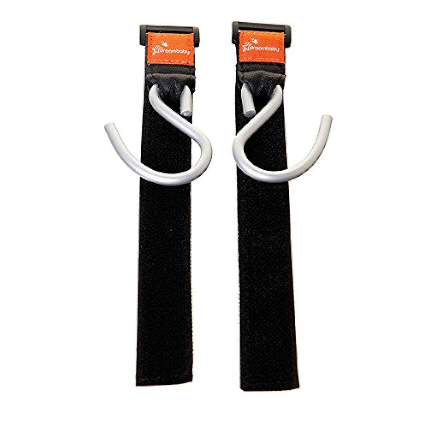 Dreambaby Strollerbuddy 2 EZY-Fit Stroller Hooks, Silver, 2 Pack