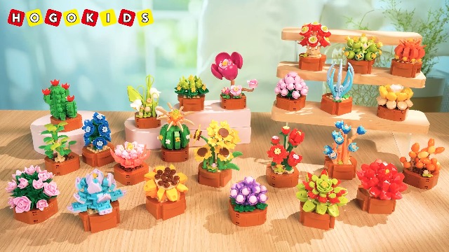 Amazon.com: HOGOKIDS Advent Calendar 2025 Flowers Mini Building