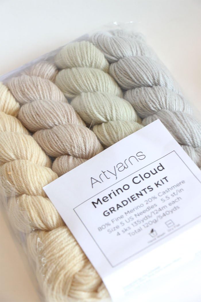 Artyarns Gradient Shawl (Golds)