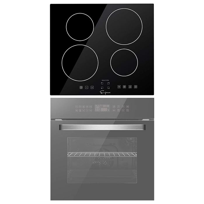 Buy Empava 24 Inch Single Wall Oven and Electric Stove Induction