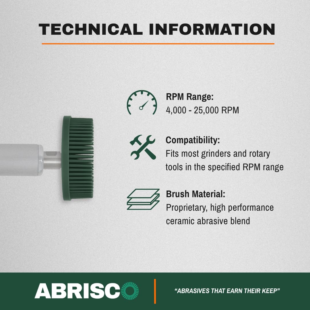 Abrasive Bristle Disc - 2" TrnLok & Roloc -3