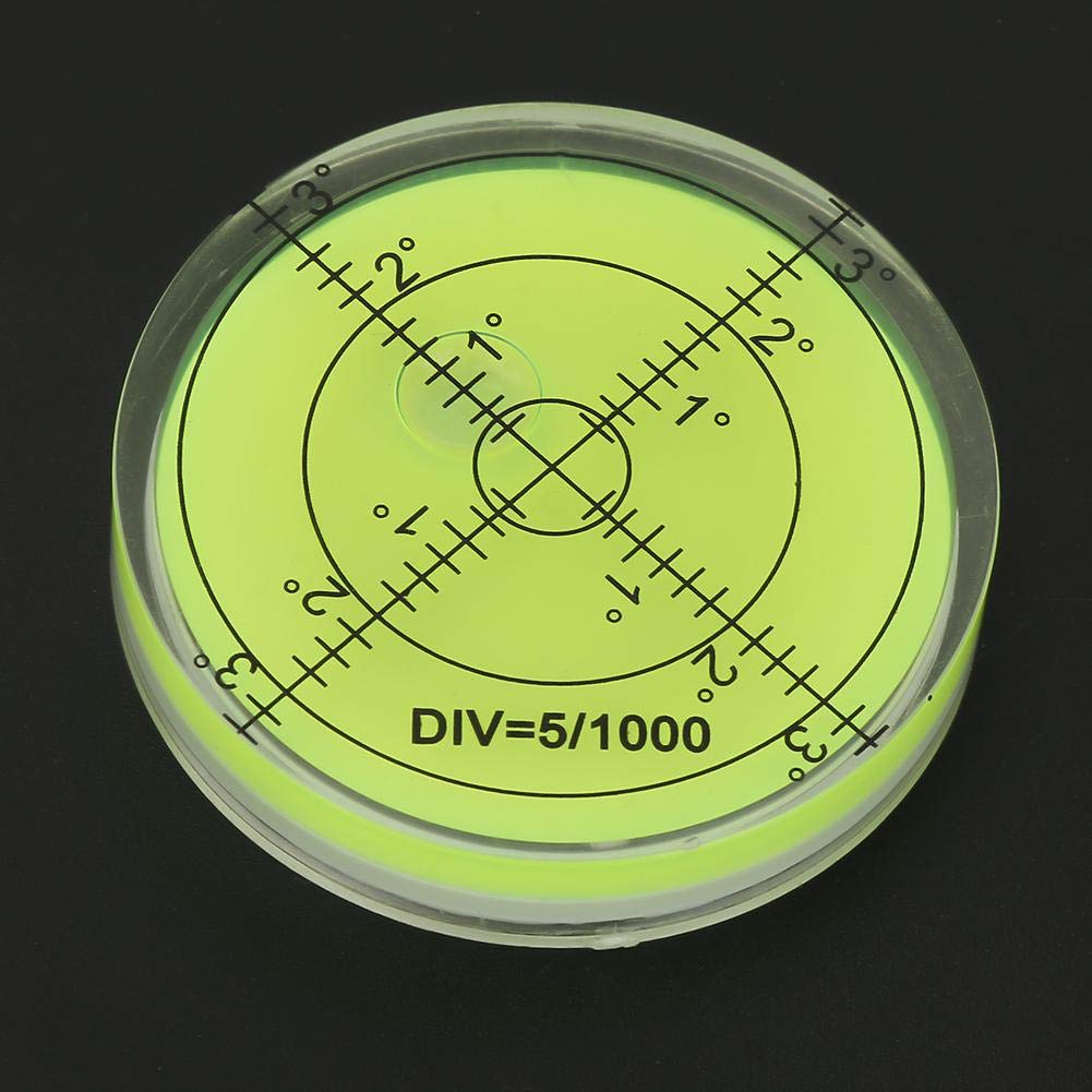 Uadme Ronde Libelle Waterpas 60 mm, Kleine Waterpas, Precisie Waterpassen voor het Meten van het Vlak van Camera Platforms, Weegschalen en Elektronische Apparaten Uadme Ronde Libelle Waterpas 60 mm, Kleine Waterpas, Precisie Waterpassen voor het Meten van het Vlak van Camera Platforms, Weegschalen en Elektronische Apparaten