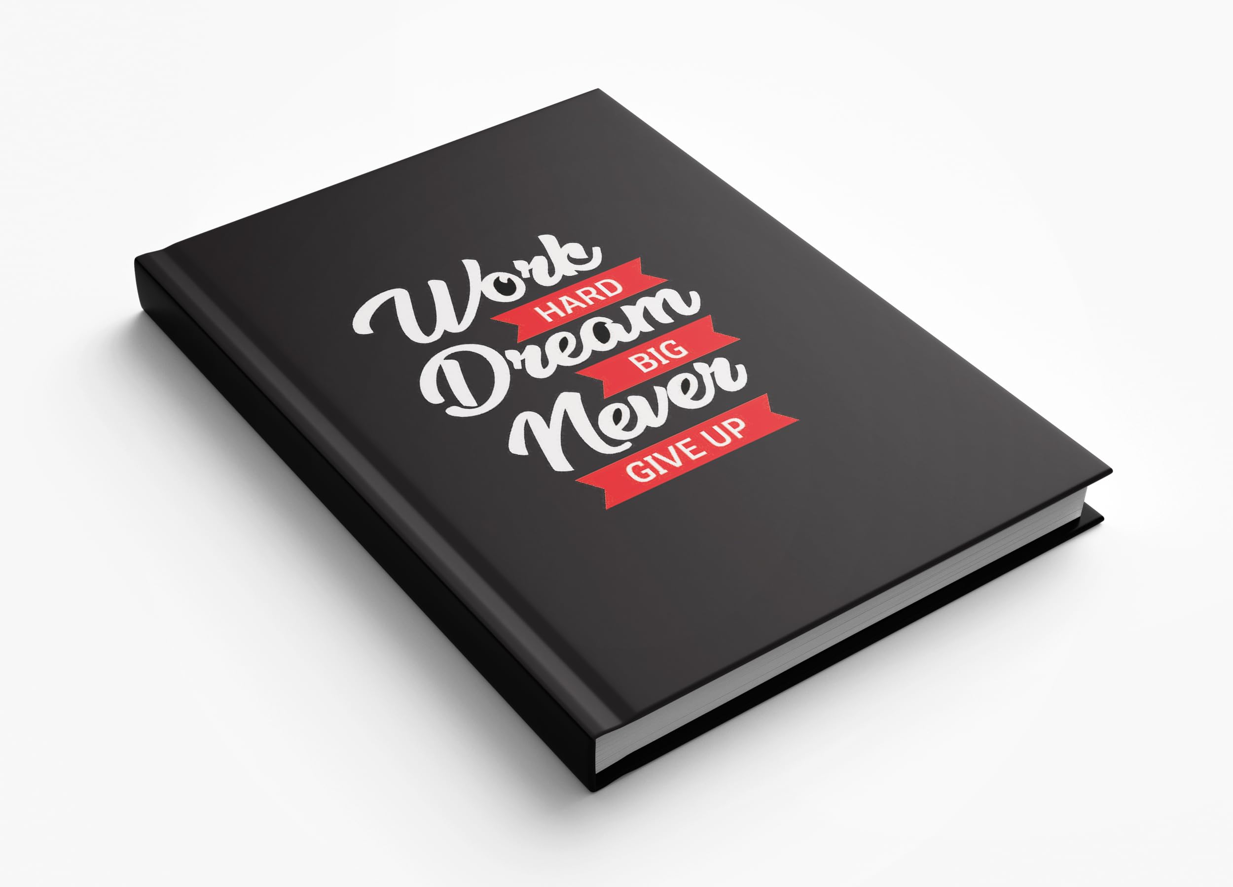 AccuPrints Hard Bound Paper Notebook|Compact Size A5 (8.25 x 5.7)|200 Pages, 80 gsm|Flat Opening Hardbound Work diary-01