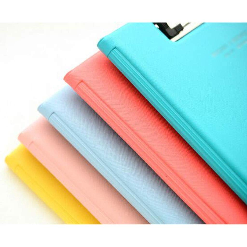 klipboard Schowek A5 Rozmiar 6.8x9.2 Cali Clip Deski Lekkie Przenośne Niski profil Klip Nadaje się do biura, szkoły, podróży służbowej do biura i domu (Color : B)