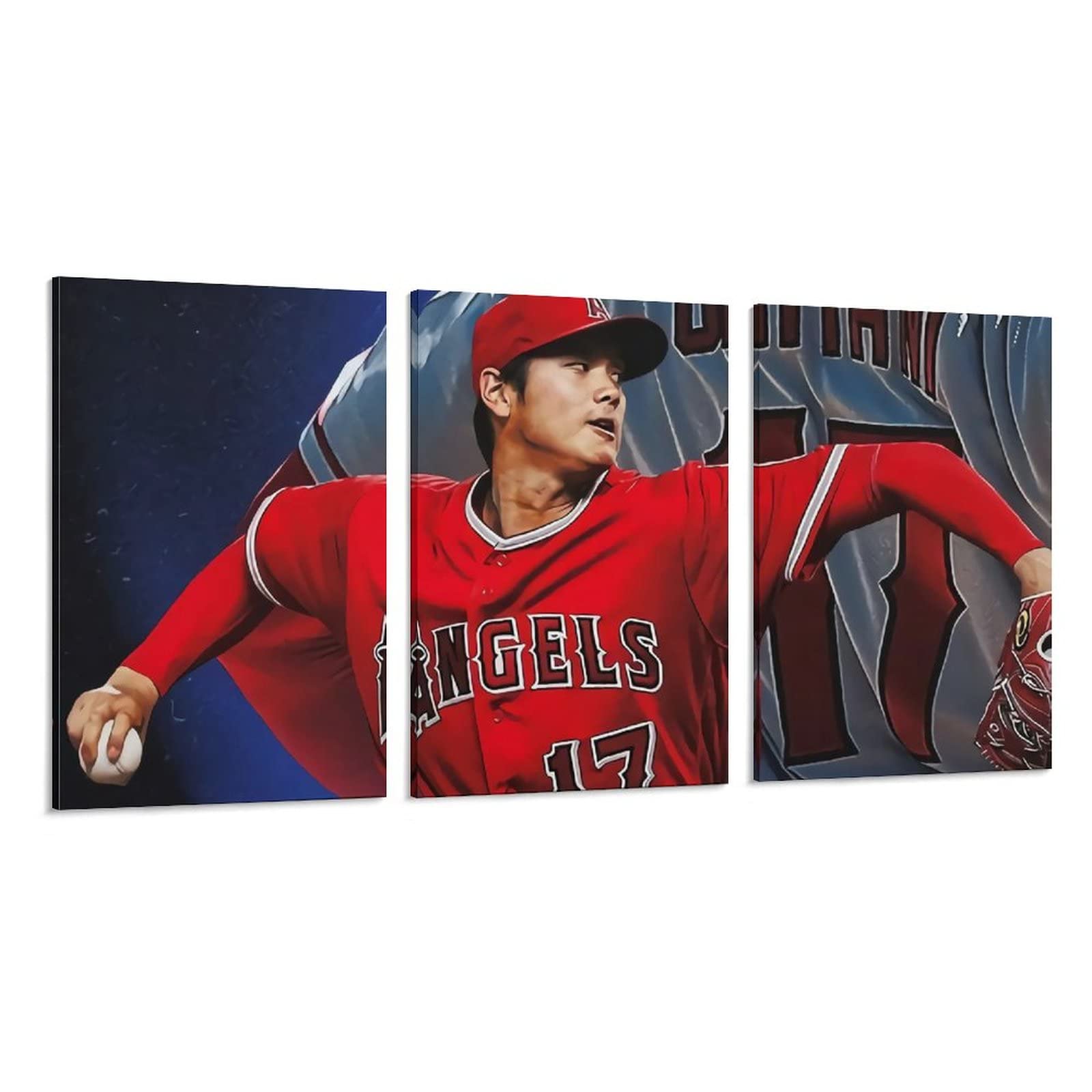 Amazon.co.jp: 大谷翔平 ロサンゼルス エンゼルス アートパネル 湿気を