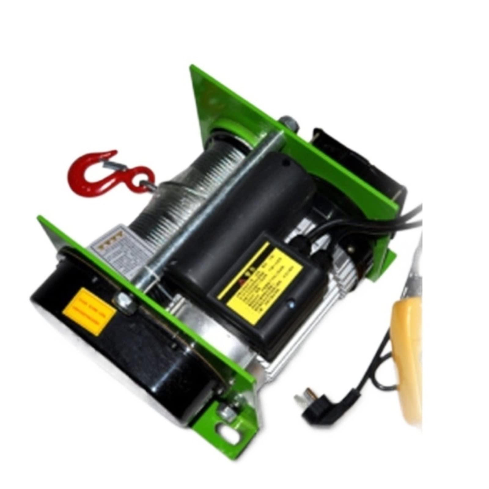 XNZJHPP Electric Wire Rope Hoist Winch 220V/380V - 200kg, 600kg, 800kg Capacity, Micro Electric Hoisting Solution for Heavy Lifting, Industrial Use (1000kg30m)