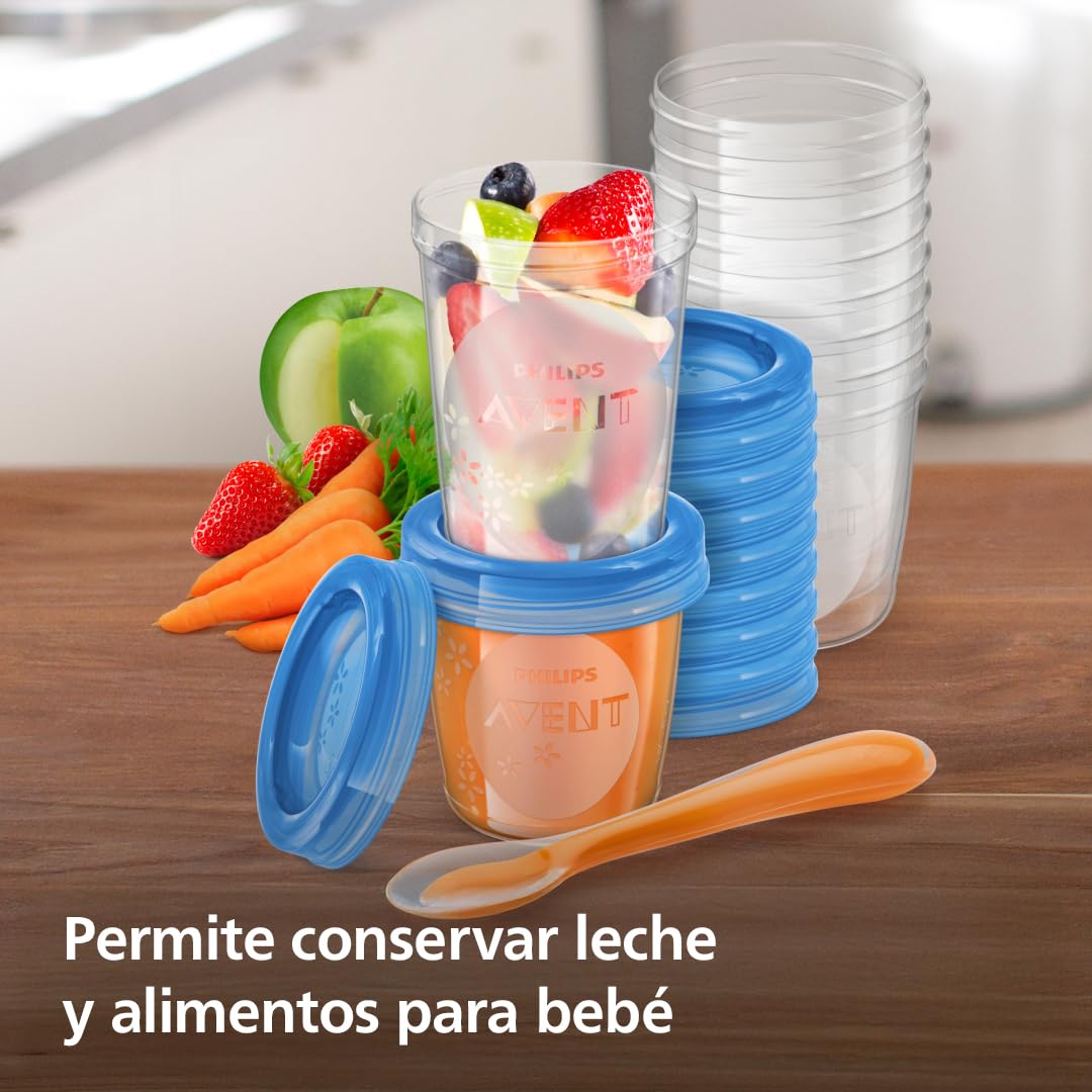 Vaso de almacenamiento de comida Philips Avent (modelo SCF721/20)