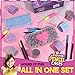 CRAFTILOO Latch Hook Kit for Kids - DIY 2 Pencil Cases Craft Kit for Girls Ages 8-12, Beginner Rug Hooking Set with Yarn, Hook & Easy Instructions - Fun Back to School Arts and Crafts Project