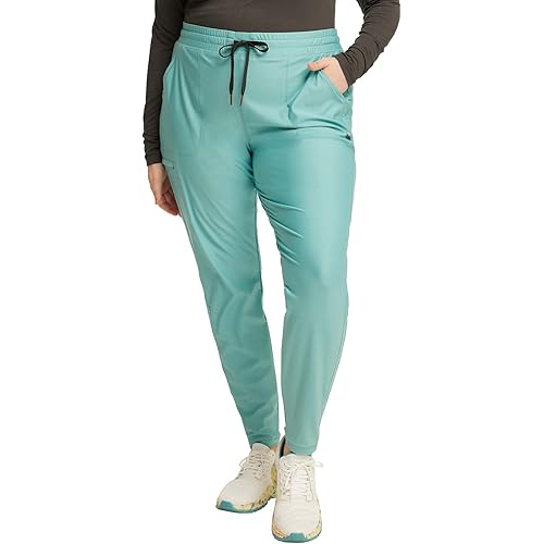 Form Scrub Pants for Women, Stretchy Knit Drawstring Scrubs for Women CK095