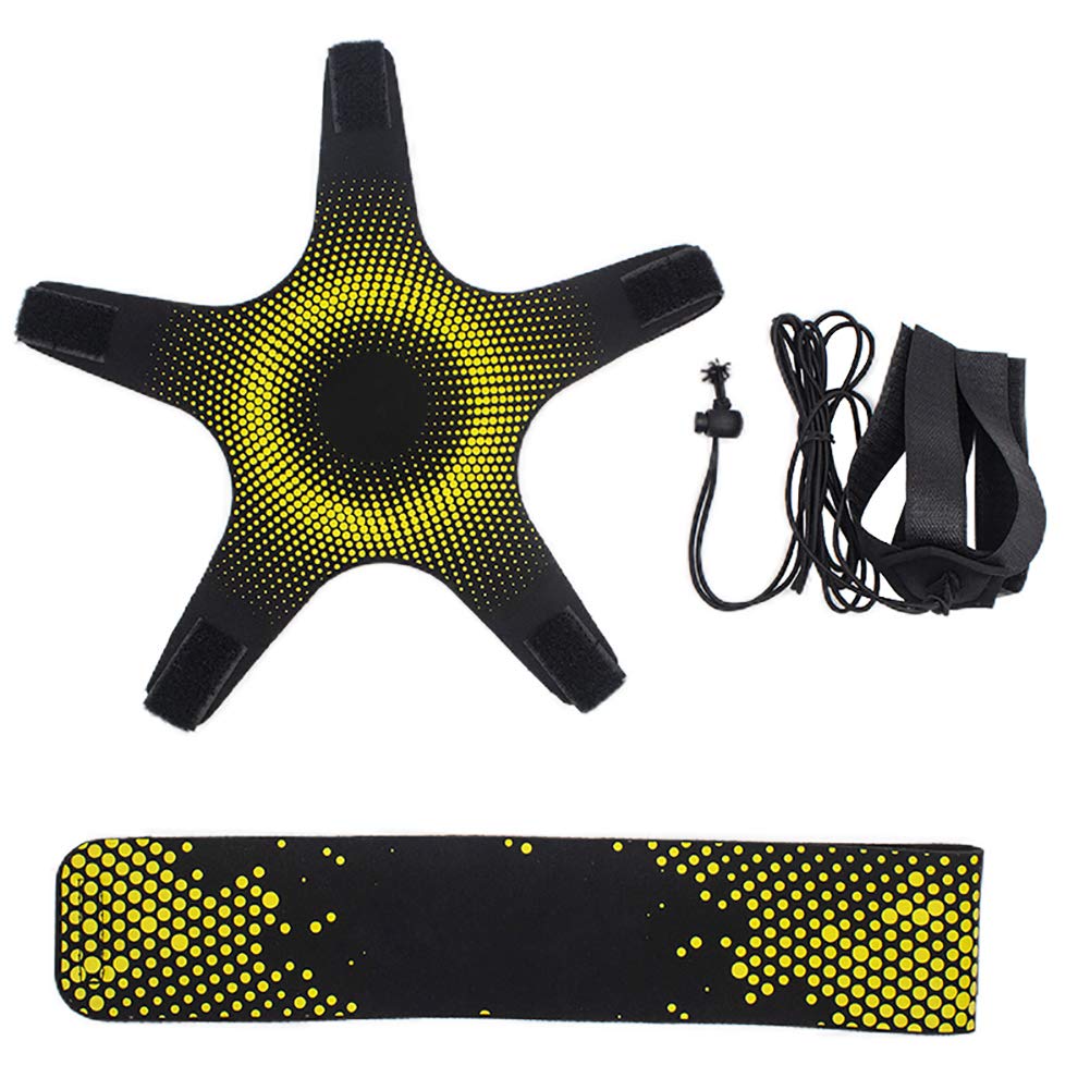 Ceinture Entraînement Football Avec Élastique LBING - 10 Plots Inclus Pour Enfants Et Adultes