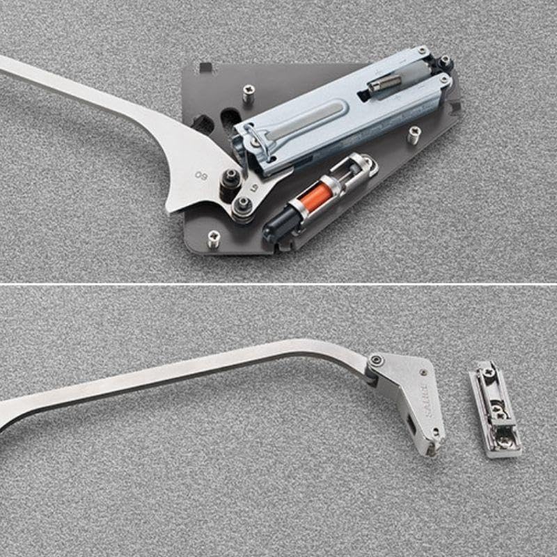 Evolift mecanismo elevable amortiguado para puerta doble h91 mano izquierda fuerza fuerza fuerte