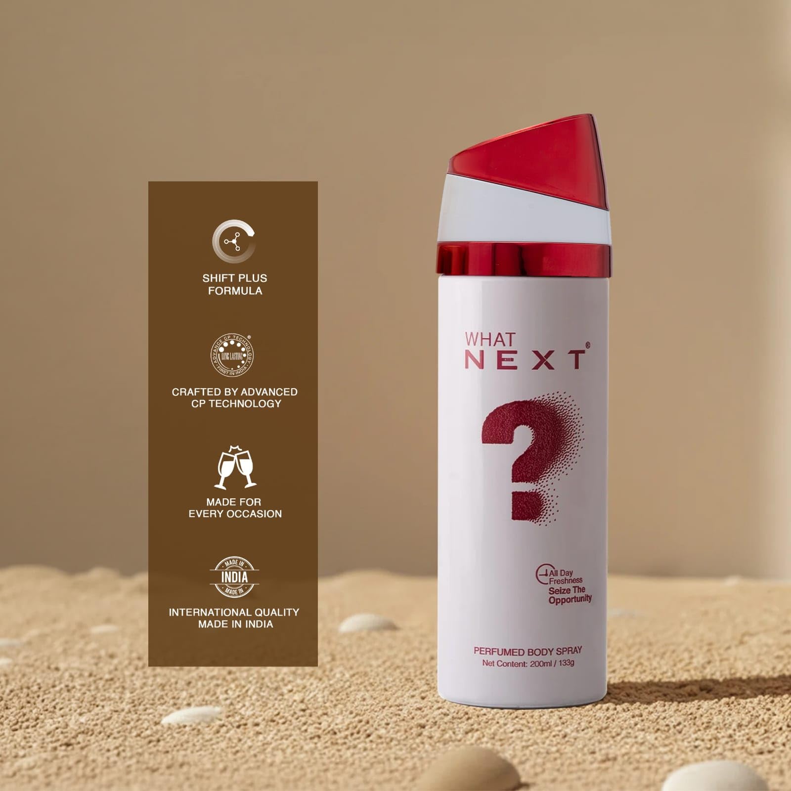 Next Care What Body Spray for Men & Women | Long Lasting Deodorant Spray | Unisex Fragrance Body Spray | 200ml Each (Pack of 2) 4