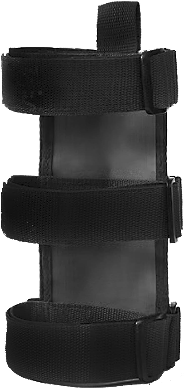 Roll Bar Fire Extinguisher Mount Holder Strap Accessories for Jeep Wrangler Ford Bronco (Black)
