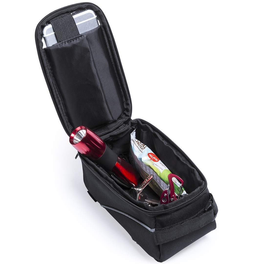 eBuyGB - Funda Universal para Manillar de Bicicleta (Acolchada, Impermeable, tamaño único), Color Negro