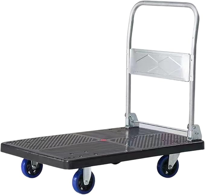 Push Cart Foldable Dolly 660 lbs Load Capacity, Heavy Duty Moving
