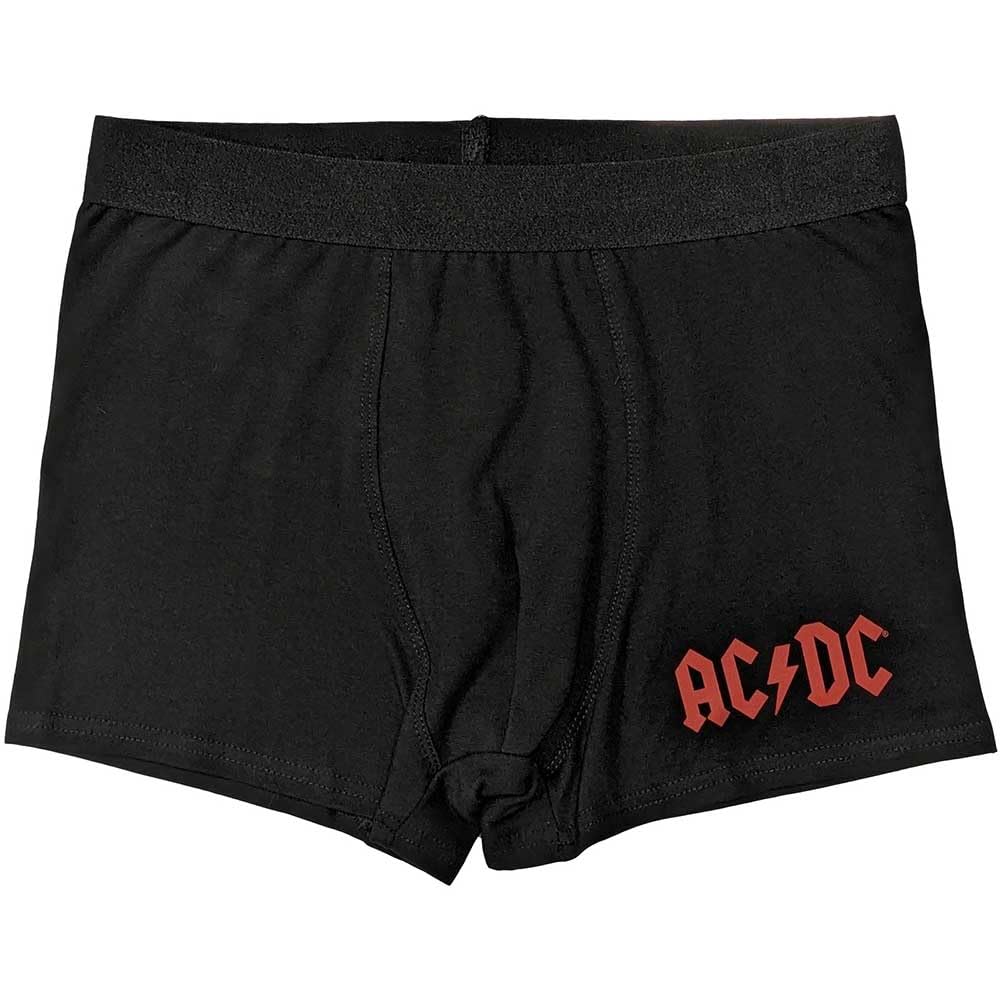 AC/DC Men's Boxer Shorts - Black - Medium