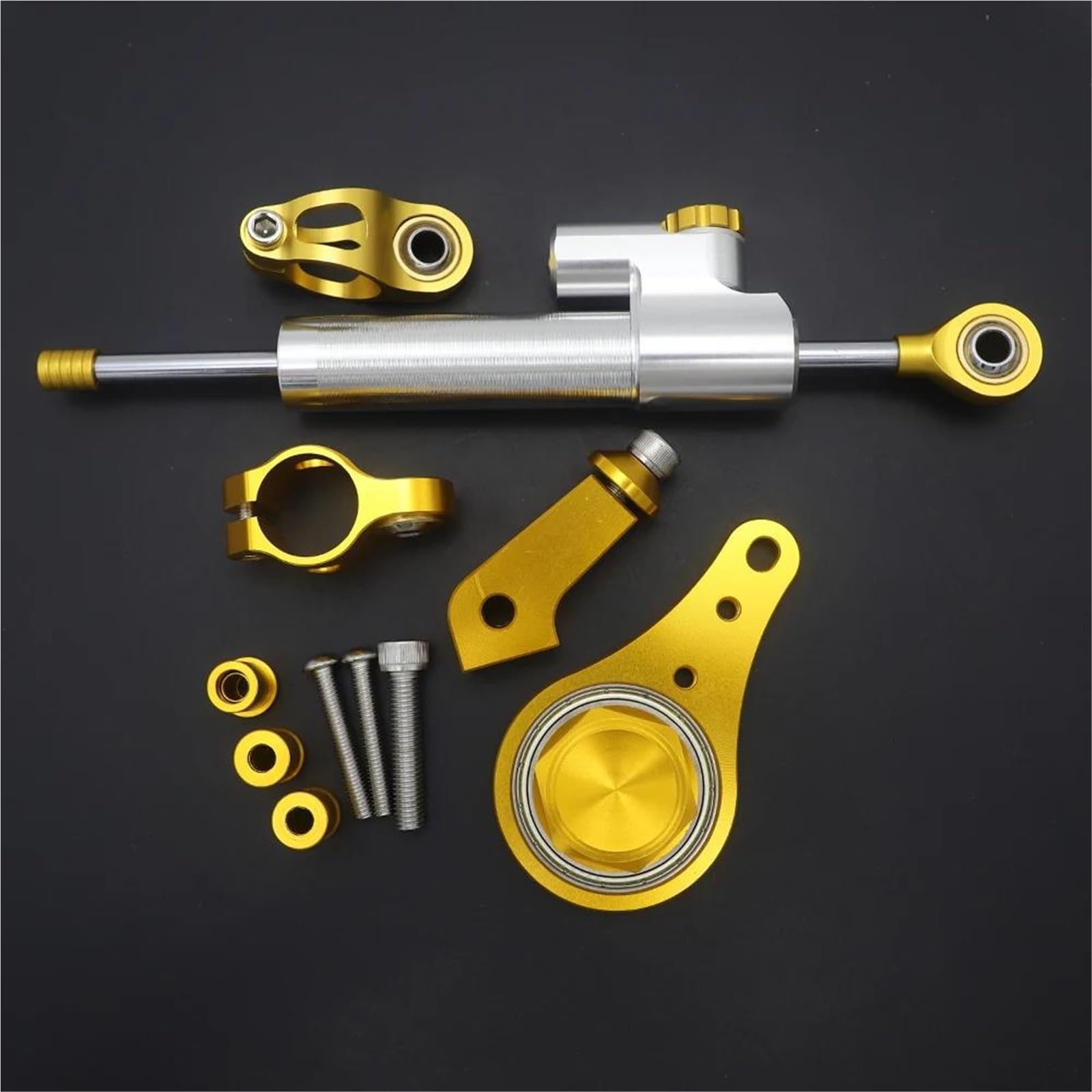 Ammortizzatore Di Sterzo Per Moto Per Kawasaki Per Ninja Per ZX6R 636 2005 2006 Con Kit Di Montaggio E Staffa Di Supporto AmMortizzatore Di Sterzo lineare(Colore 12)