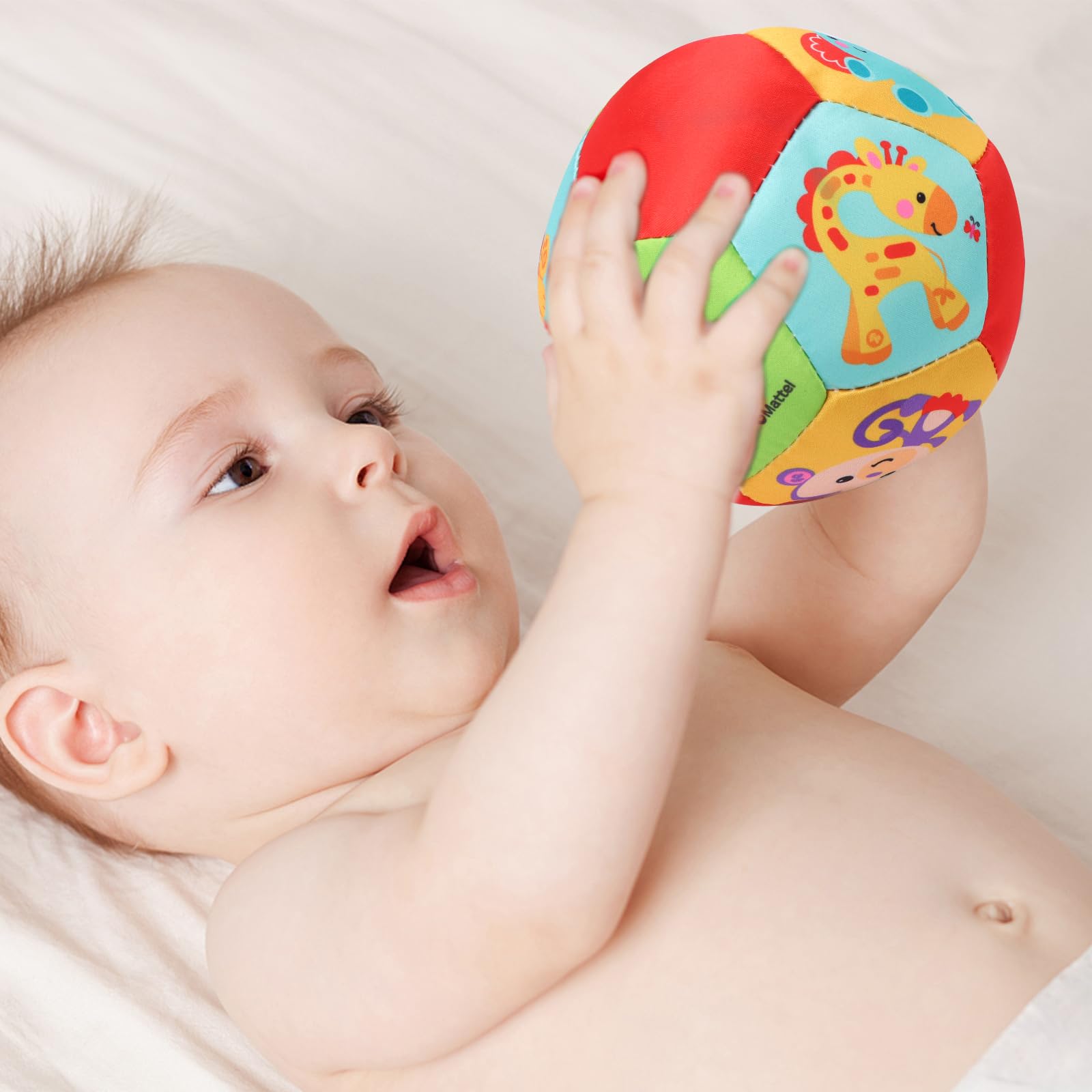 RUIYELE 2 Pcs Baby Soft Balls Baby Ball Soft Balls for Kids Indoor Ring Bell Ball Music Sense Learning Toy Educational Toy