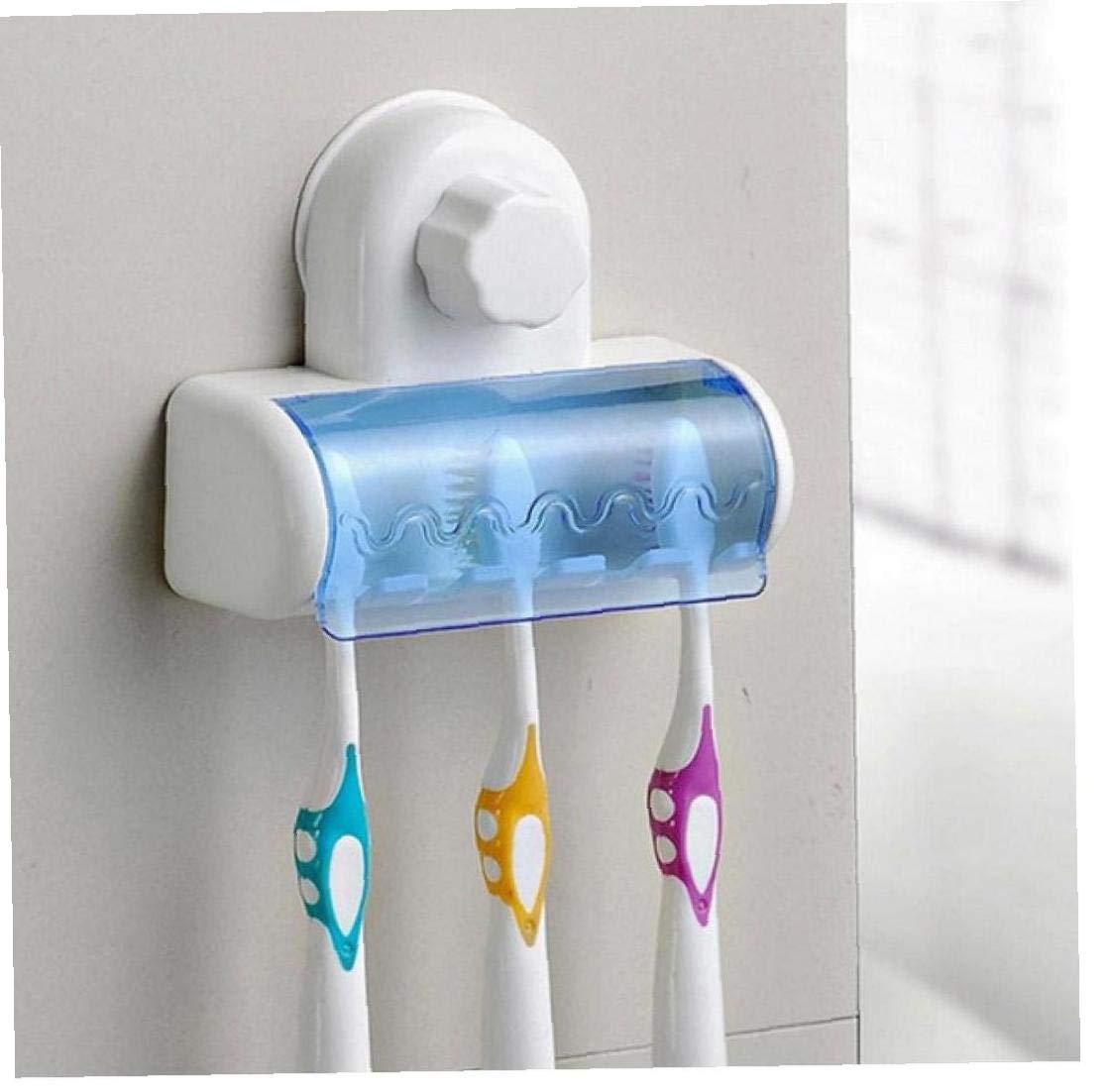 5 Racks Dust-proof Toothbrush Holder for the Bathroom Kitchen Family Holder for Toothbrush Suction Holder Wall Stand Hook