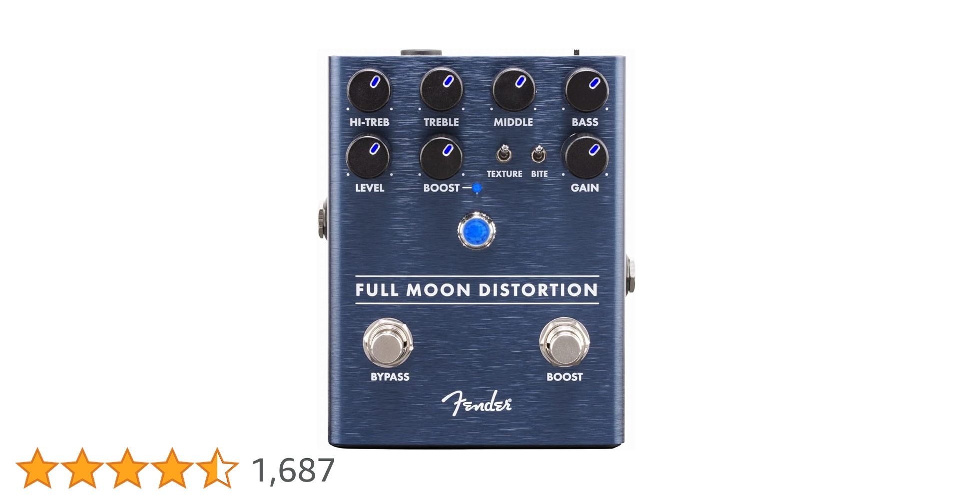 ★超美品　Fender FULL MOON DISTORTION Amazon | Fender エフェクター Full Moon Distortion | ワウ | 楽器
