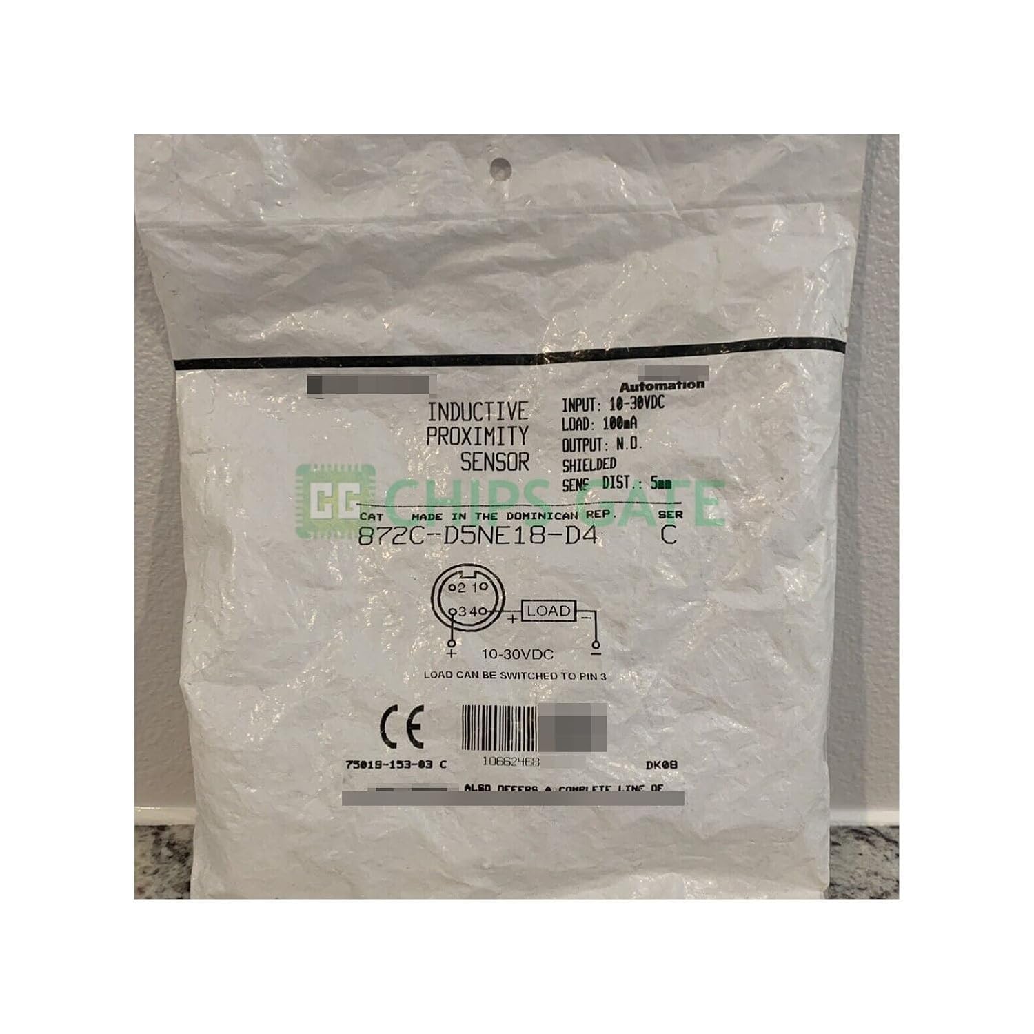 1PC New for Proximity Sensor 872C-D5NP18-D4 872C-D5NP18-D4