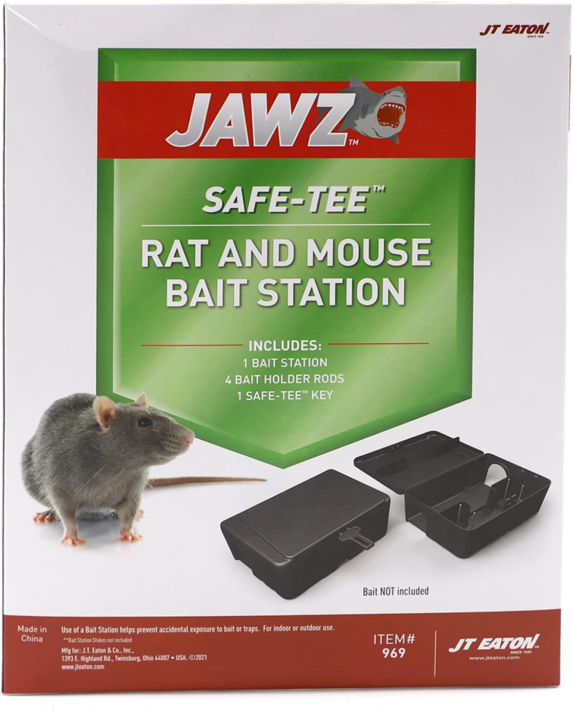 Jawz™ Safe-Tee™ Rat and Mouse Bait Station