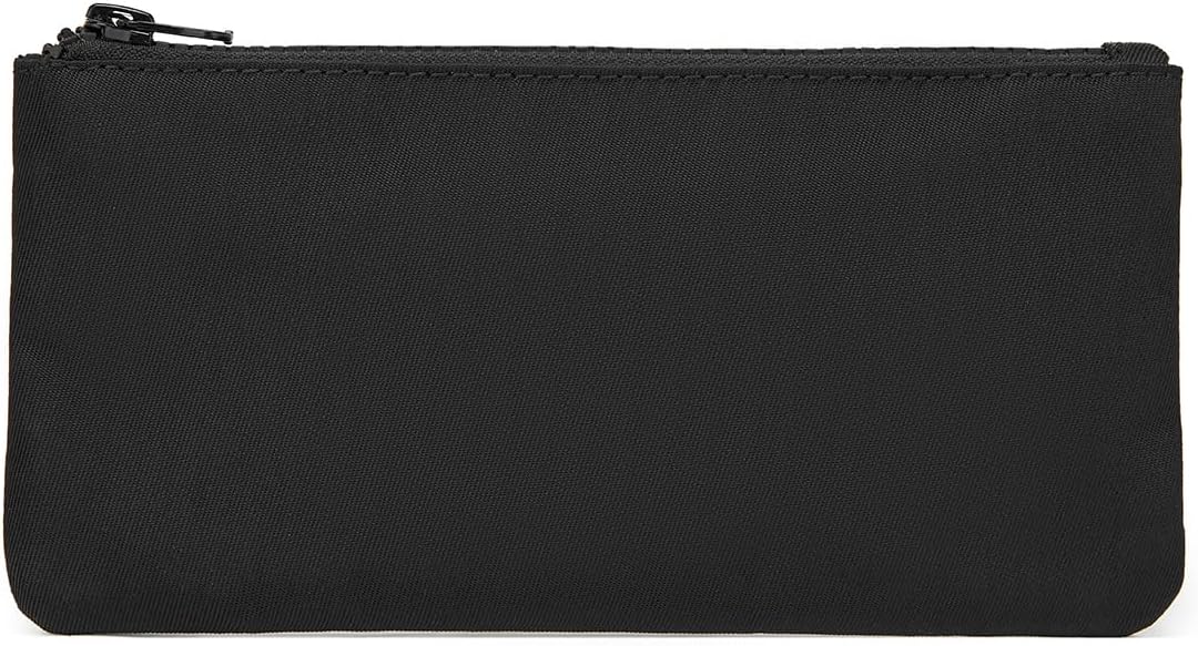 Slim Pencil Case Small Pencil Pouch Pen Case (Canvas Beige)