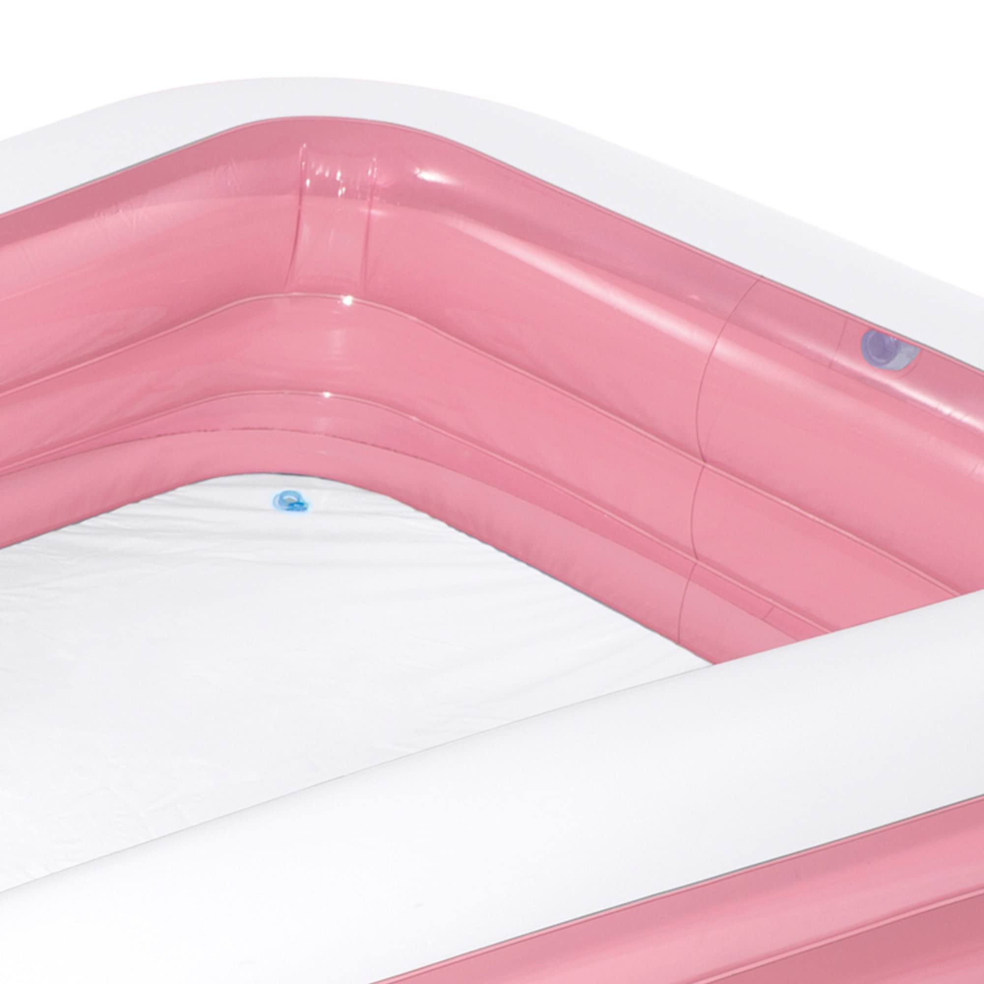 Intex 58487NP - Piscina Gonfiabile Swim Center Family Rosa, Vinile, Rosa, 305x183x56 cm