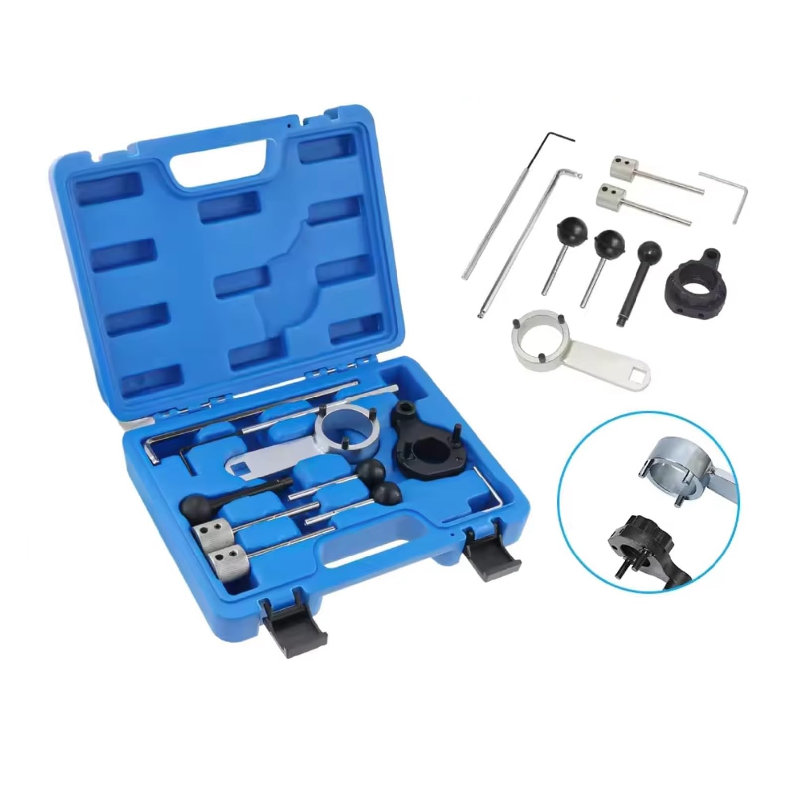 Juego Herramientas Correa Distribución Árbol Levas Motores Diésel Common Rail 1.6L 2.0L Para TDI Para CR T10051 T10490 T10264 Compatible Con Skoda 2012-2025 Herramientas cronometraje