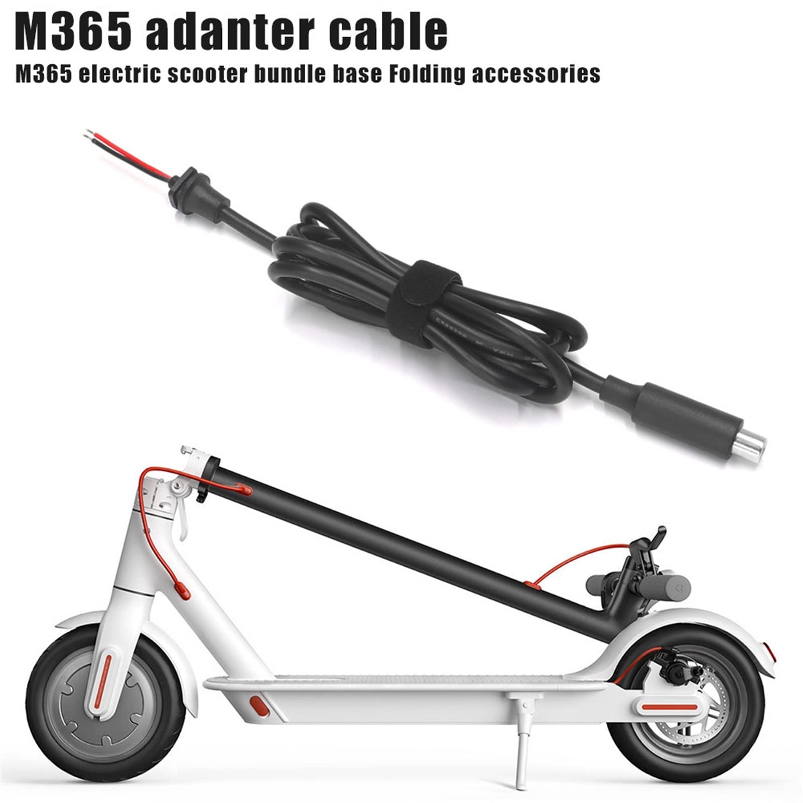 Scooter électrique Ligne 42V 2A Chargeur Accessoires Cordon d'alimentation câble de Charge pièces adaptées for Xiaomi Fit for M365 Adaptateur Secteur for Scooter électrique(One Size)