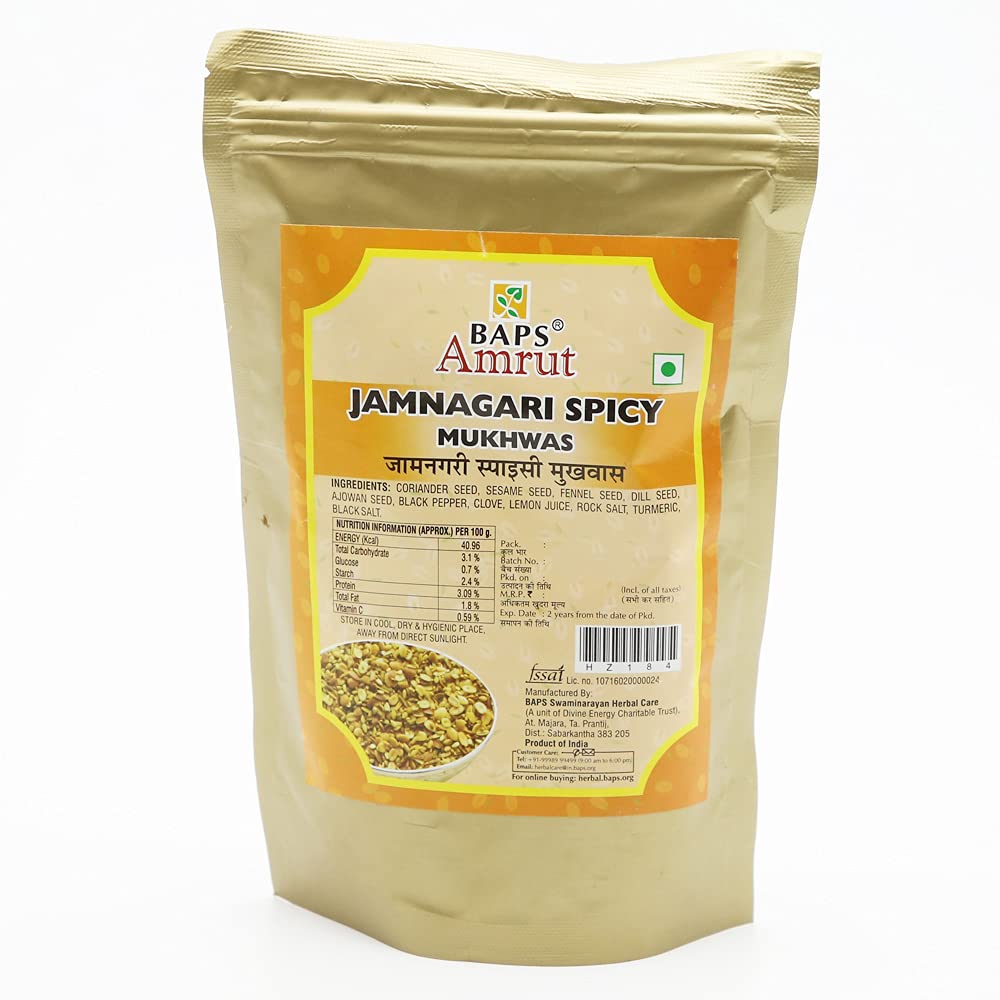 BAPS Amrut Jamnagari Spicy Mukhwas 200g