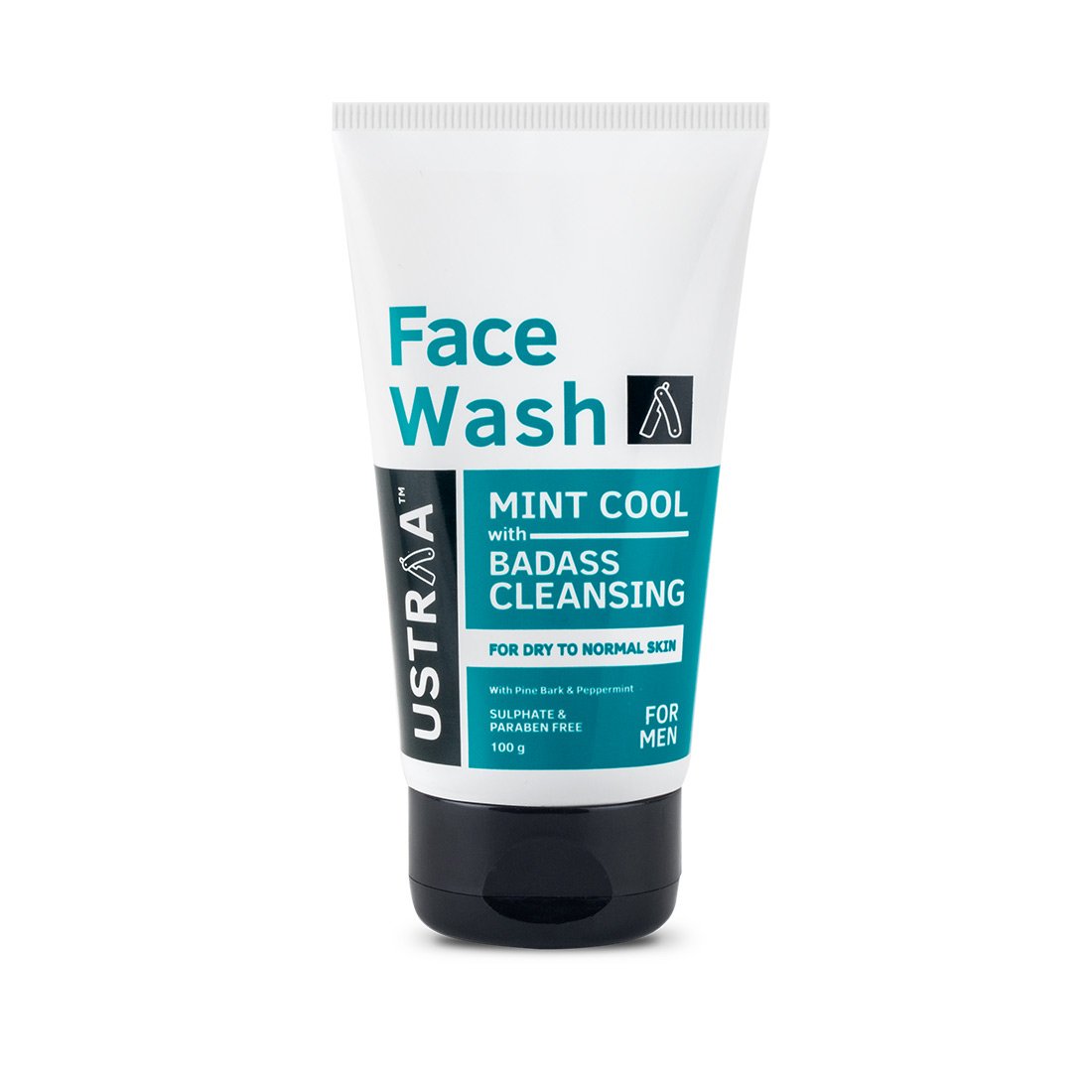 Ustraa Face Wash – Dry Skin (Mint Cool) – 100gm