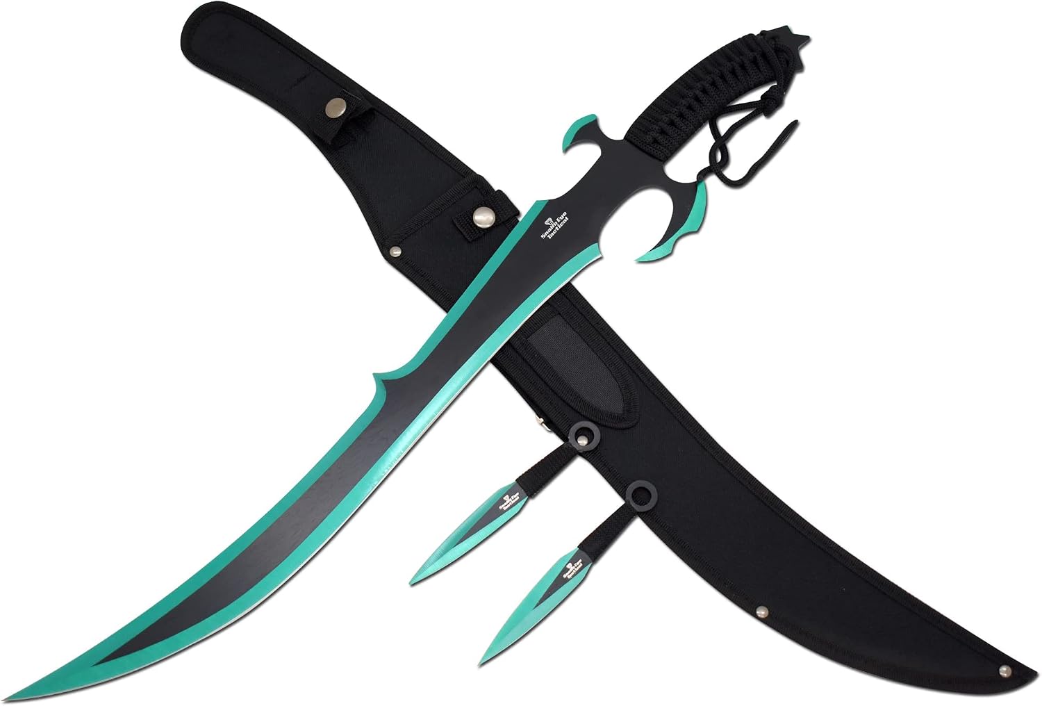 Snake Eye Tactical Ninja Sword and Kunai/Throwing Knife Set with Sheath (130GN)