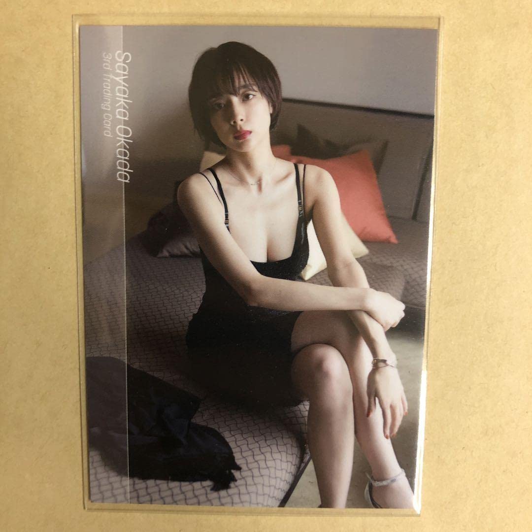 Amazon.co.jp: 岡田紗佳 3 トレカ アイドル グラビア カード 麻雀 M