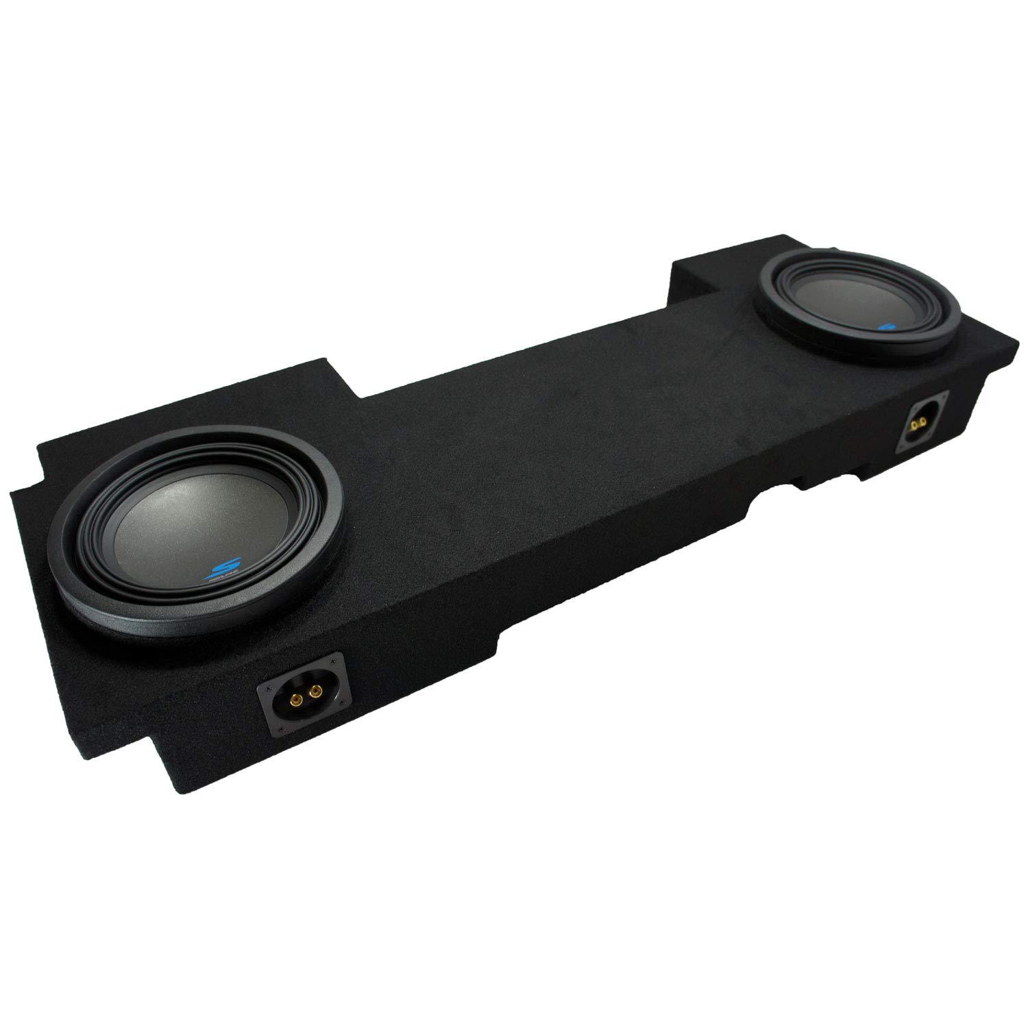 American Sound Connection GM2X10-AV-ECL-US Compatible with Chevy Avalanche 2002-2013 Underseat Custom Dual 10