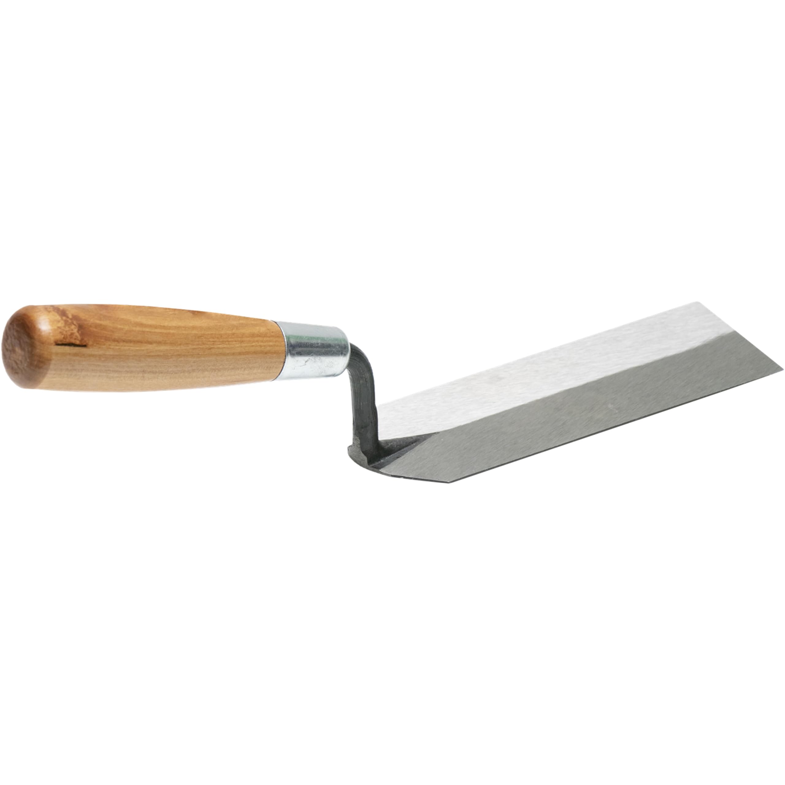Paca krawędziowa Marshalltown z uchwytem z twardego drewna, stal węglowa, wymiary: 152x51 mm