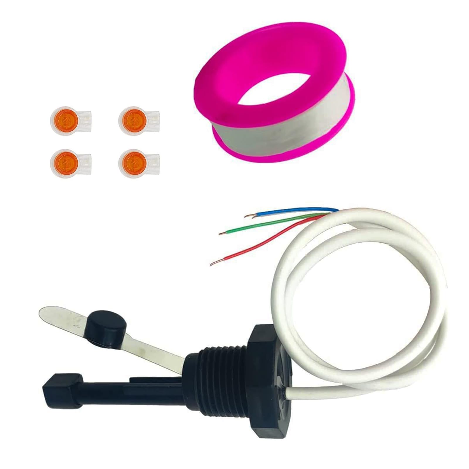 Kahdgss White/Green/Red Pool Chlorine Generator Flows Sensors Waterproof Stream Meter Change Flows Detection Switches 75Mm For Ic40 Ic20 Ic60 Ic15 Directional Projectile Stream Change