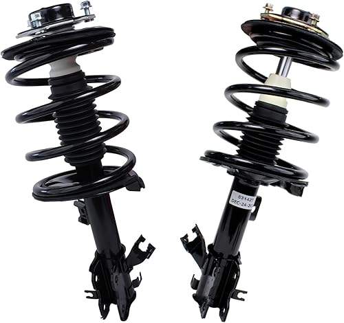 Miniatura 1334 de Detroit Axle - Kit de suspensión delantera de 10 piezas para Chevy Aveo Aveo5 Pontiac G3 Wave 2 Ready Struts Assembly 2 Enlaces de barra