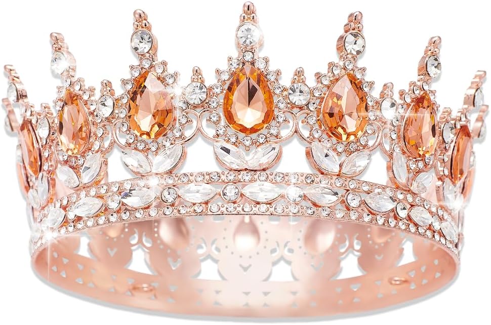 Queen Crown Rhinestone Wedding Crowns and Tiaras for Women Costume Party Hair Accessories Princess Birthday Crown Crystal Bridal Crowns